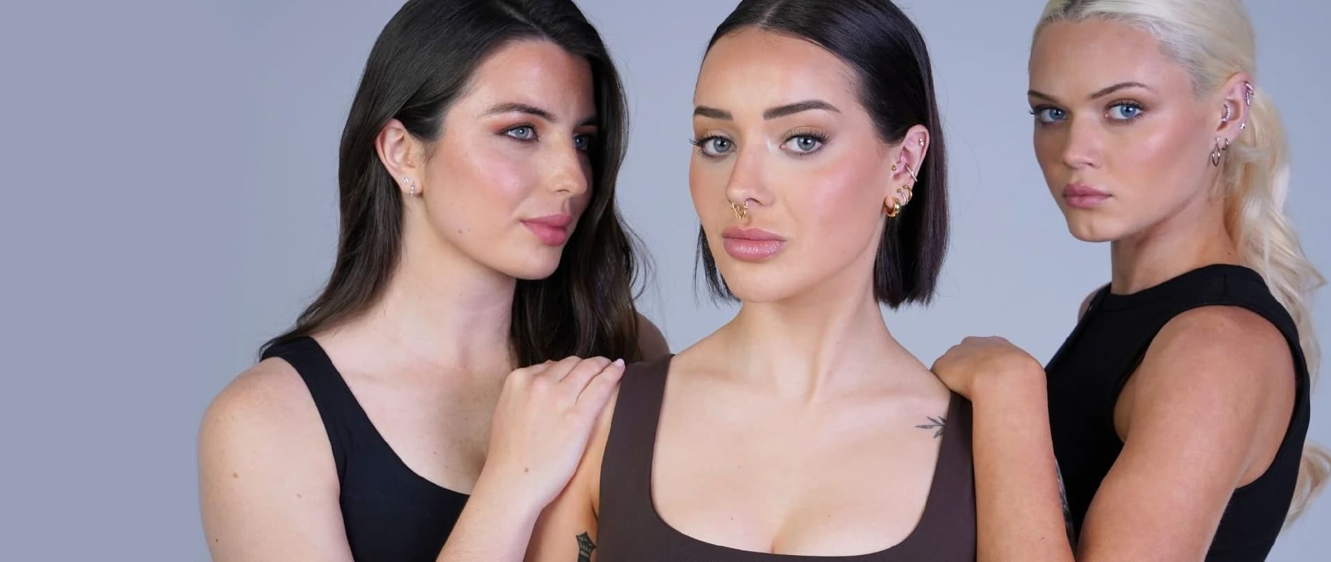 Three SkinKandy models wearing the brand’s jewellery